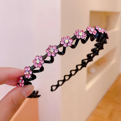 Gorgeous Rhinestone Headbands - Non-Slip Wave Design for Women and Girls - Perfect Fashion Accessory!