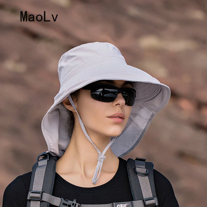 Stylish Women's UV Protection Sun Hat - Perfect for Outdoor Activities like Fishing, Hiking, and More!